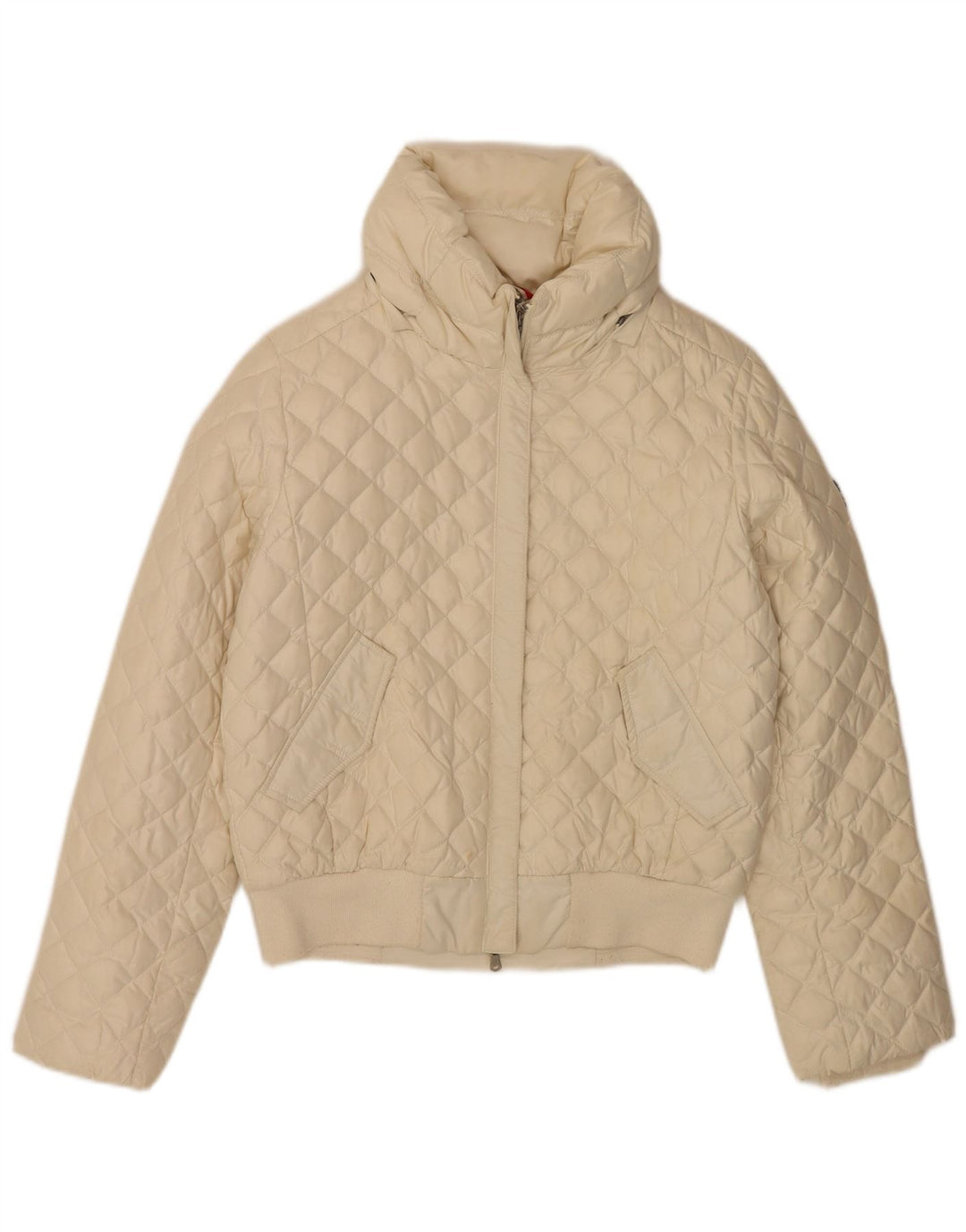 Conte of Florence Damen Steppjacke IT 46 Large Weiß Polyester