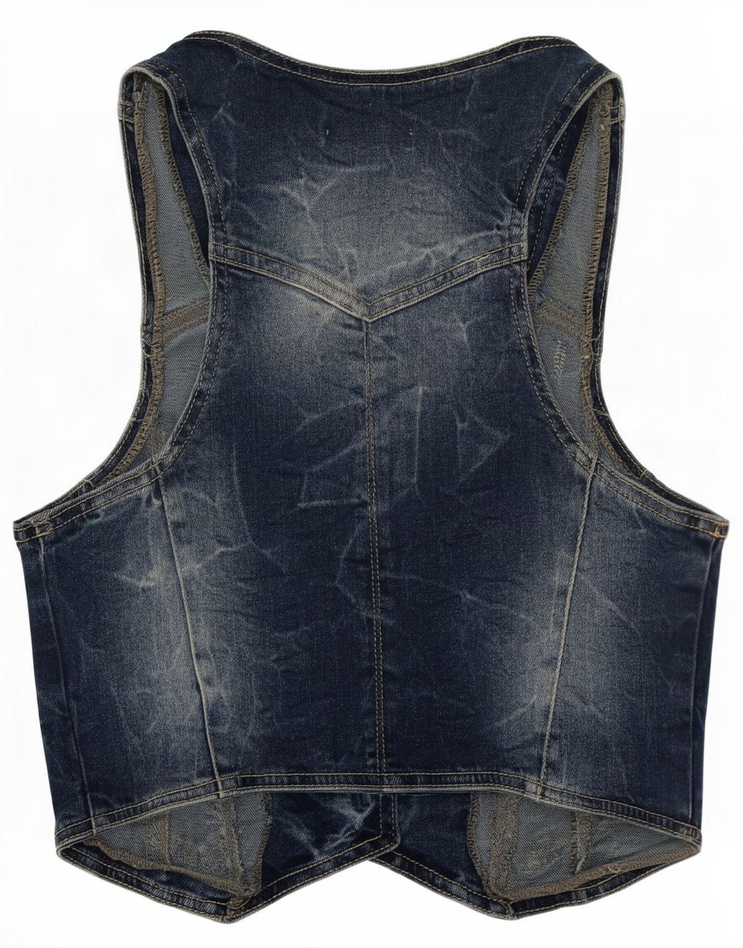 Pimkie Damen Jeansweste UK 8 Small Blau