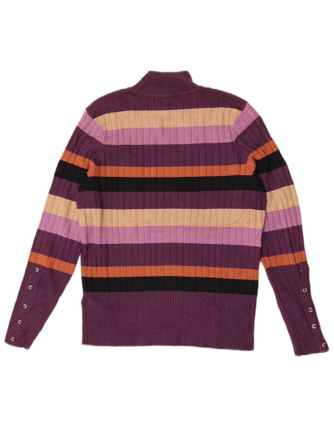 Marks & Spencer Damen-Pullover mit Rollkragen, UK 12, Mittelviolett