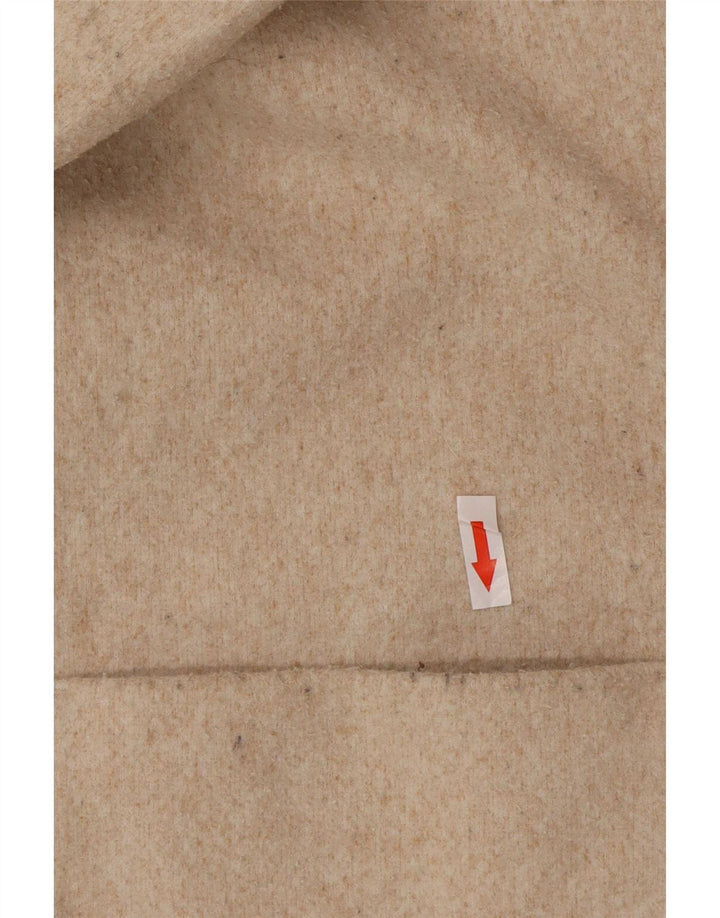 Zara Damen Übergroßer offener Mantel UK 6 XS Beige