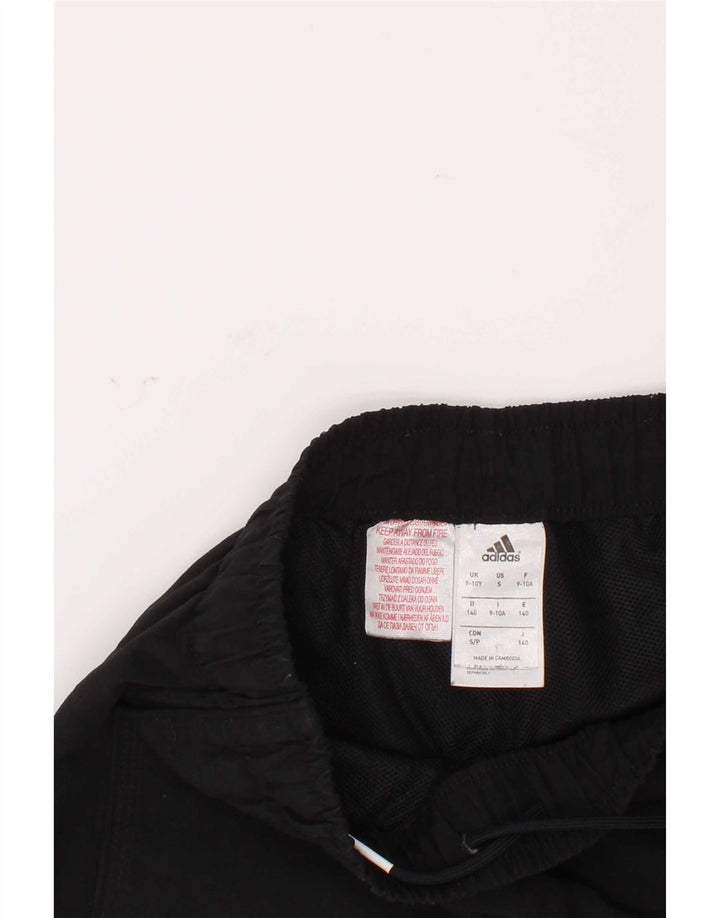 Adidas Sportshorts für Jungen, 9–10 Jahre, schwarzes Polyester