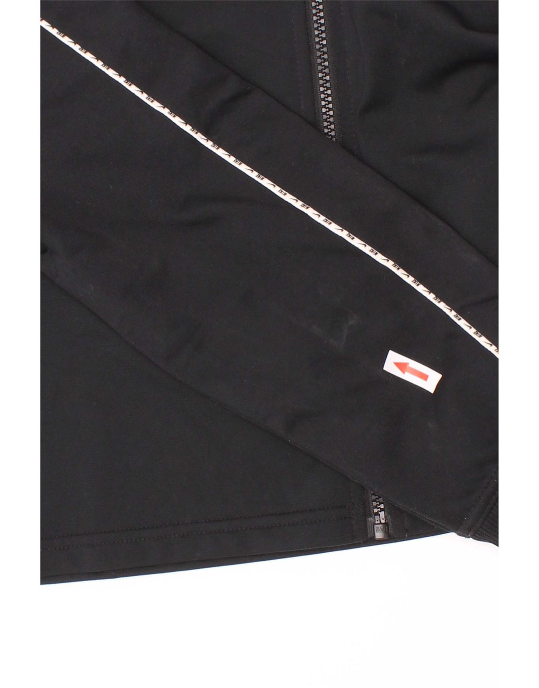 Nike Mädchen-Trainingsanzug-Top-Jacke, 13–14 Jahre, XL, schwarzes Polyester