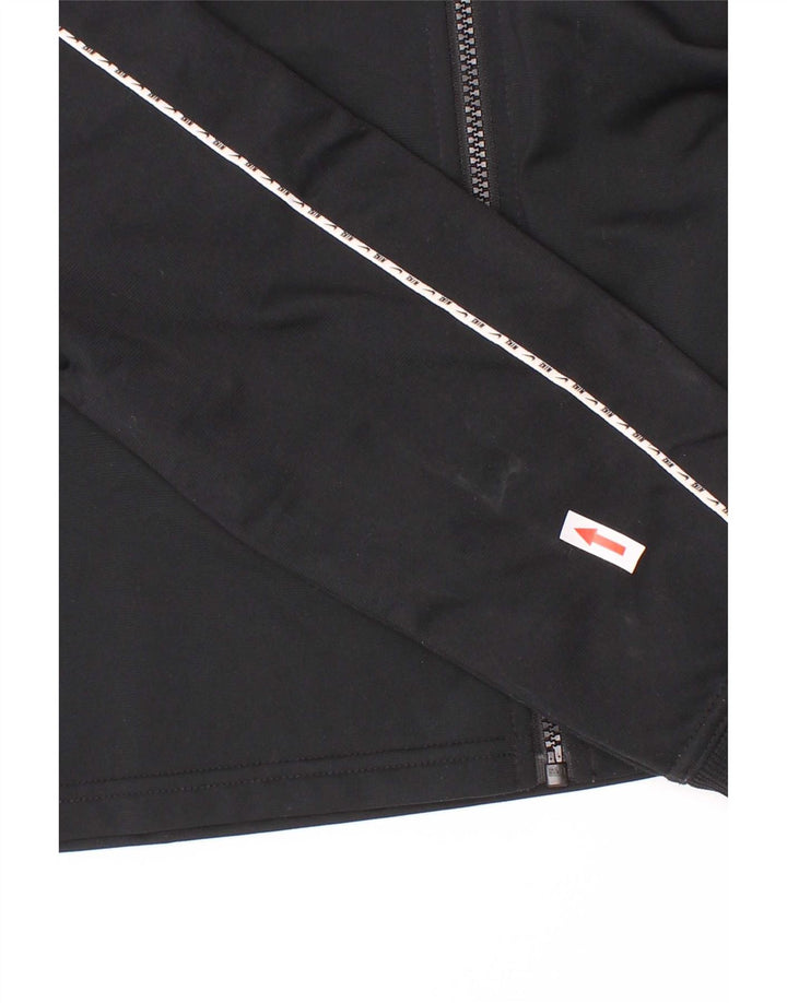 Nike Mädchen-Trainingsanzug-Top-Jacke, 13–14 Jahre, XL, schwarzes Polyester