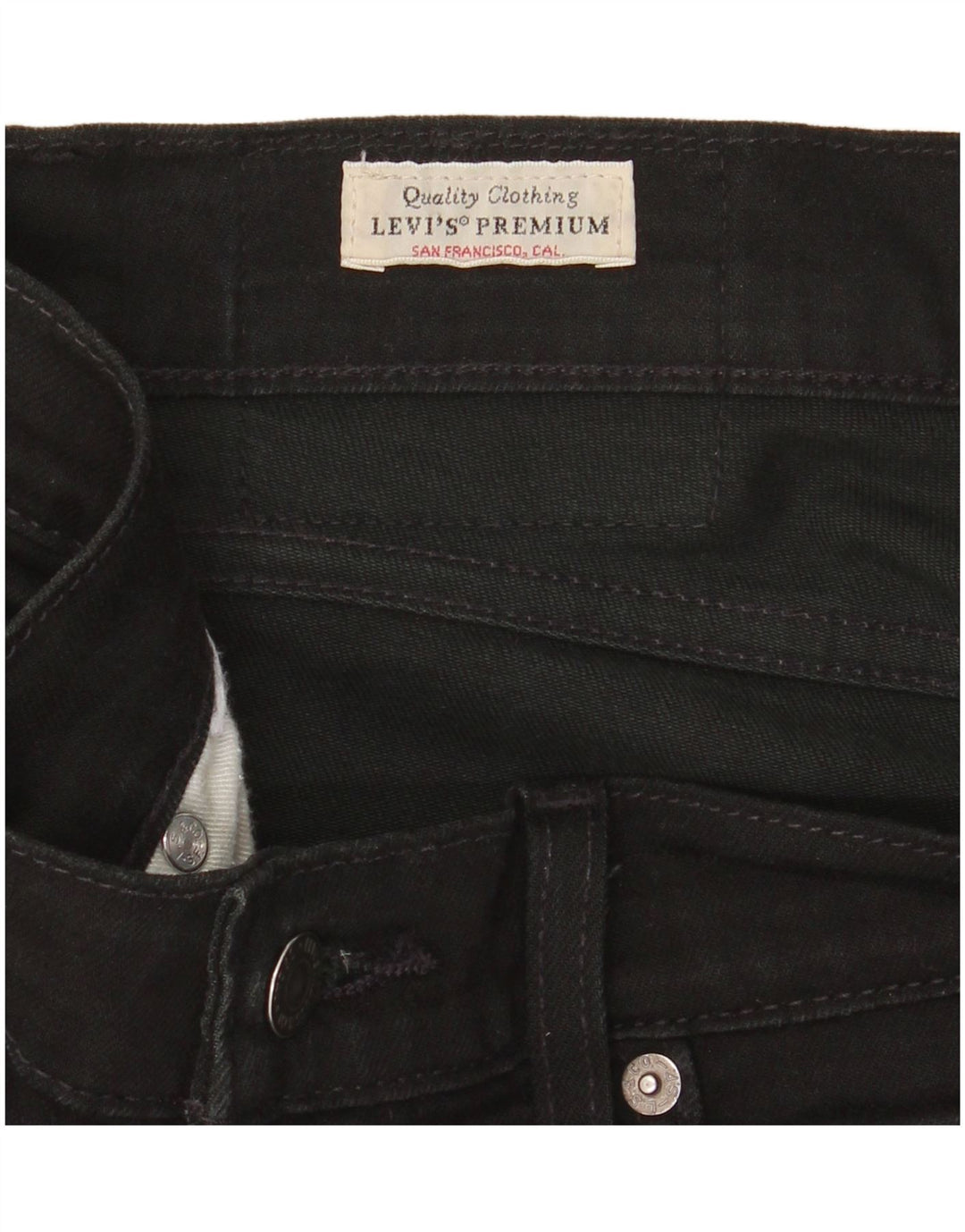 Levi's Herren 511 Slim Jeans W31 L32 Schwarz