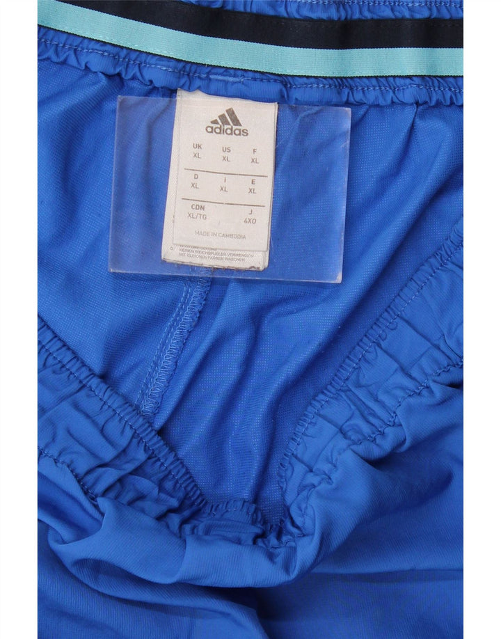 Adidas Herren Sport Shorts XL Blau Polyester