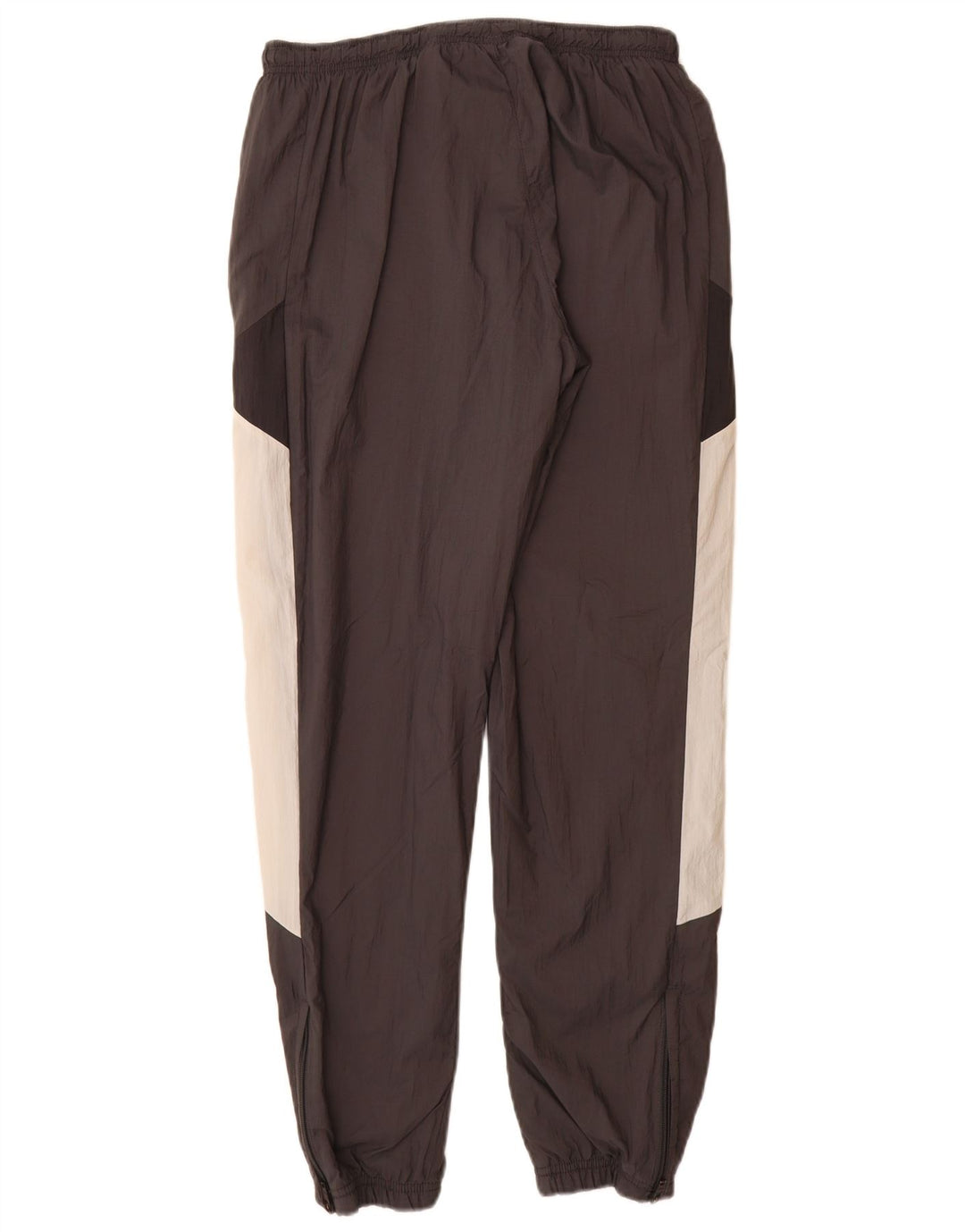 Nike Herren-Trainingshose, Jogginghose, klein, schwarzes Colourblock-Nylon