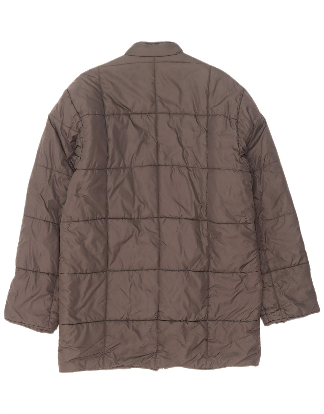 Alberto Aspesi Herren Wattierte Jacke UK 38 Mittelgraues Nylon