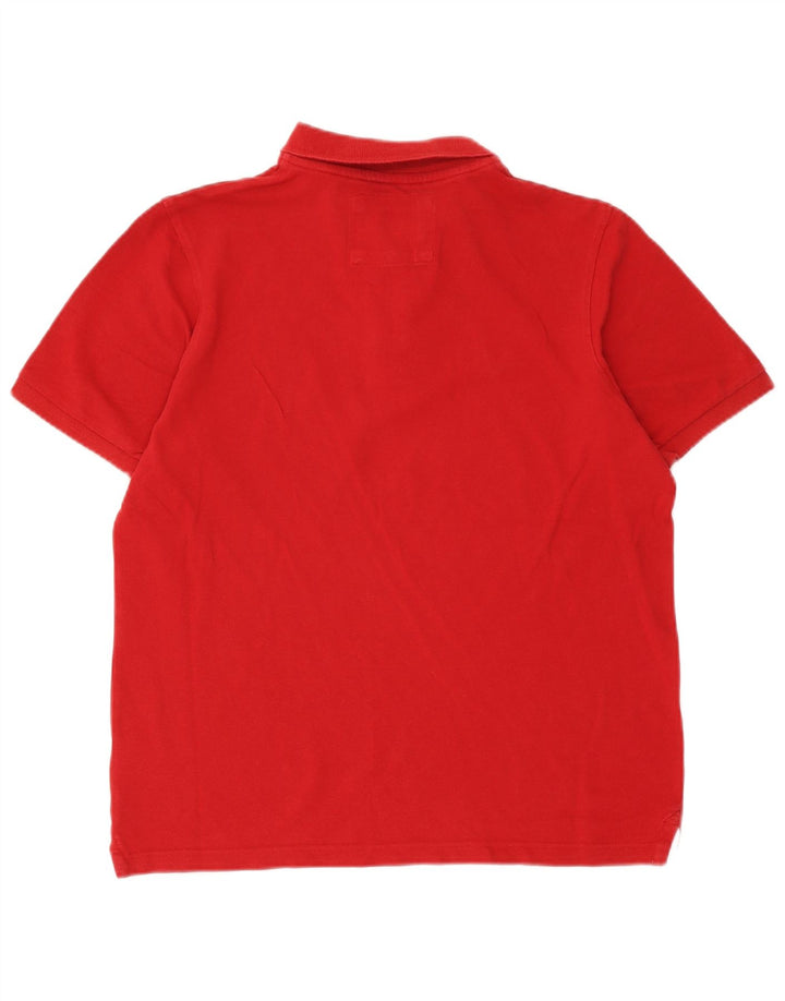 Saltrock Herren-Poloshirt aus mittelroter Baumwolle