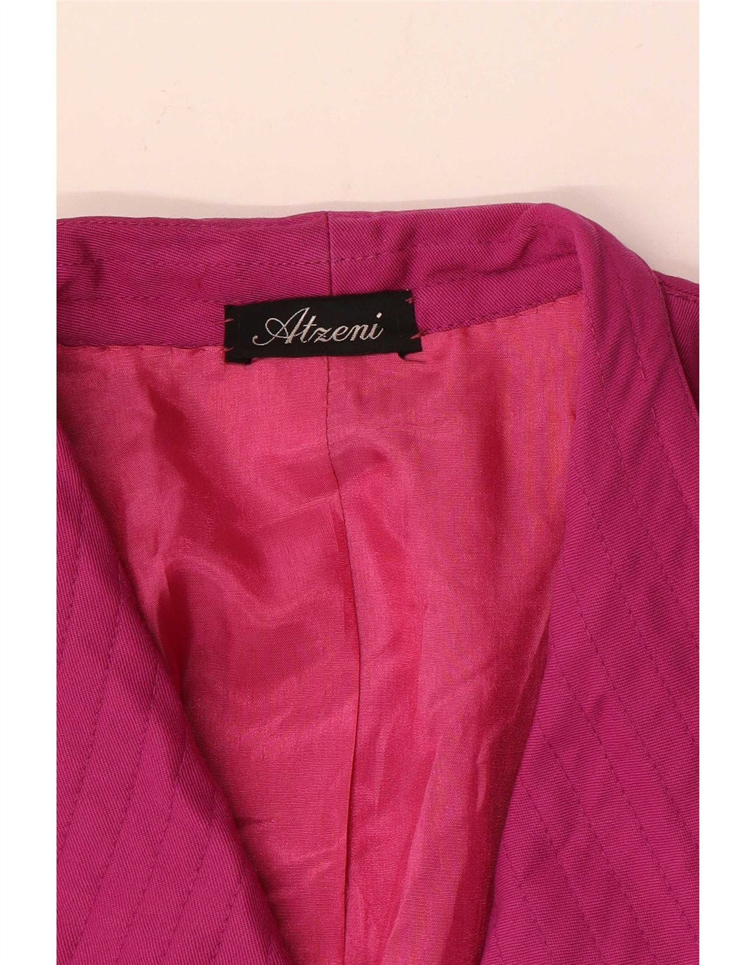 Vintage Damen Zweireihige Blazerjacke UK 12 Mittelrosa