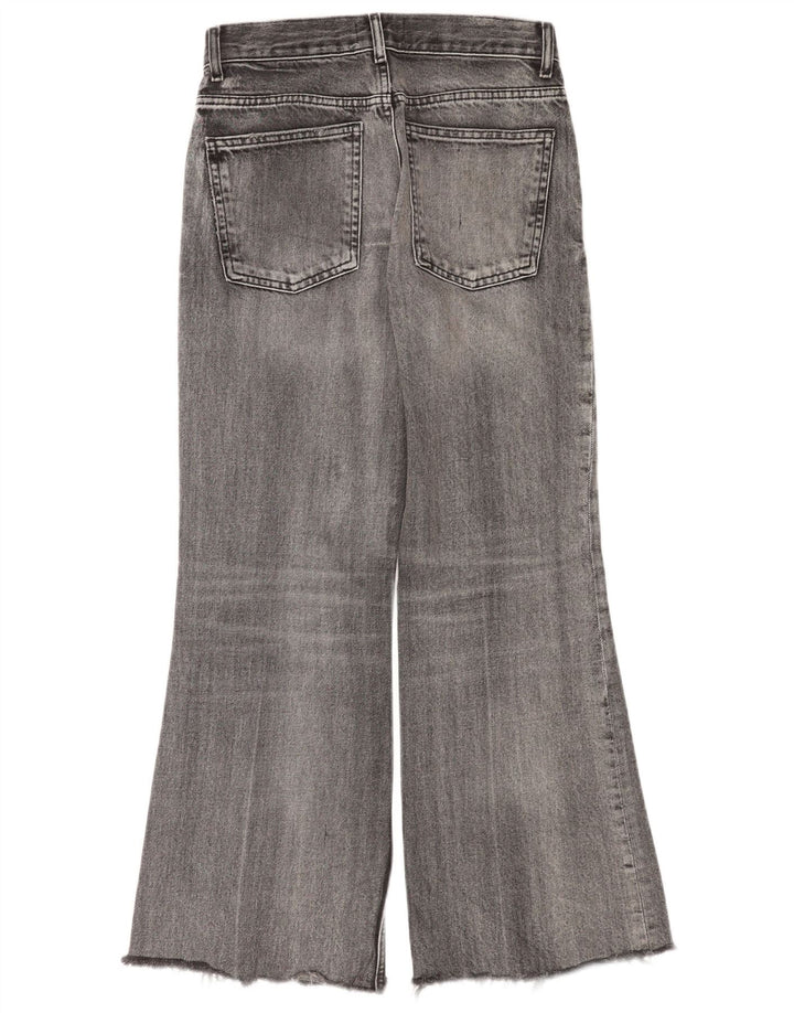 Zara Damen Schlagjeans EU 36 XS W26 L30 Grau