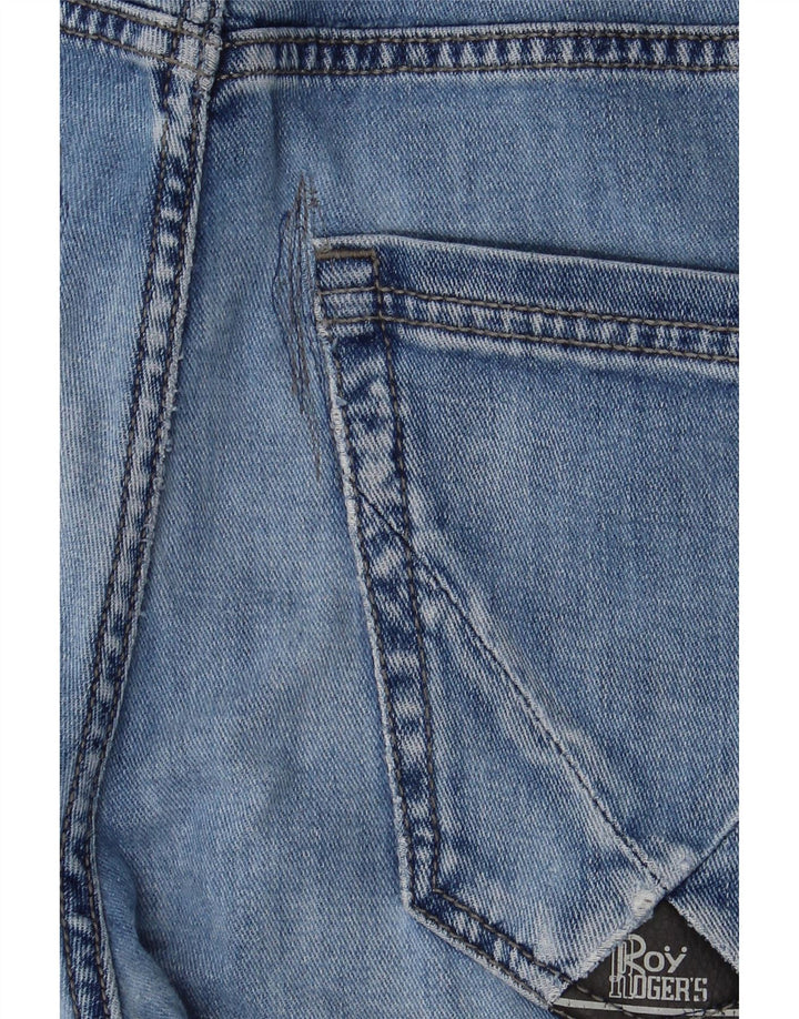 Roy Rogers Damen Slim Jeans W32 L27 Blaue Baumwolle