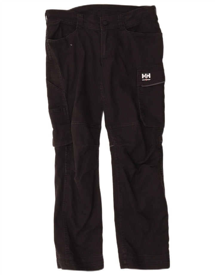 Helly Hansen Herren gerade Cargohose W32 L28 schwarze Baumwolle