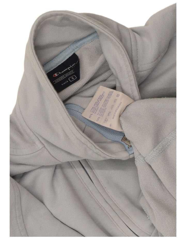 Champion Damen-Trainingsanzug-Top-Jacke, UK 10, Größe S, Blau, Baumwolle