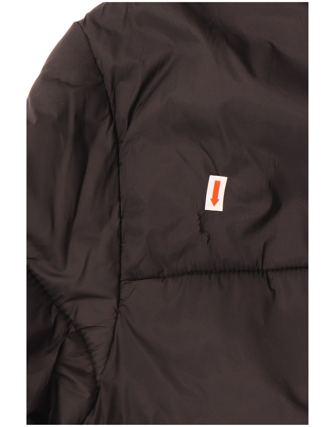 Zara Herren Wattierte Jacke UK 40 Large Schwarz Polyester