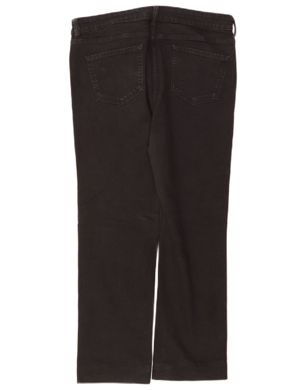 Marks & Spencer Damen Eva Regular Bootcut Jeans UK 18 XL W36 L27 Schwarz