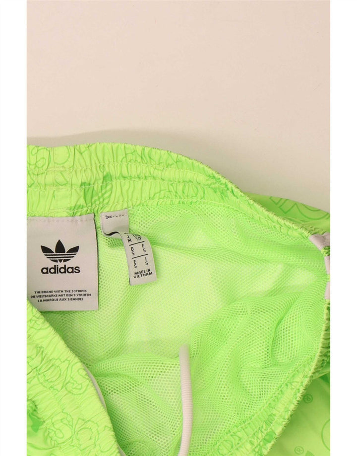 Adidas Herren Sportshorts mit Grafik, Größe S, grün, Polyester