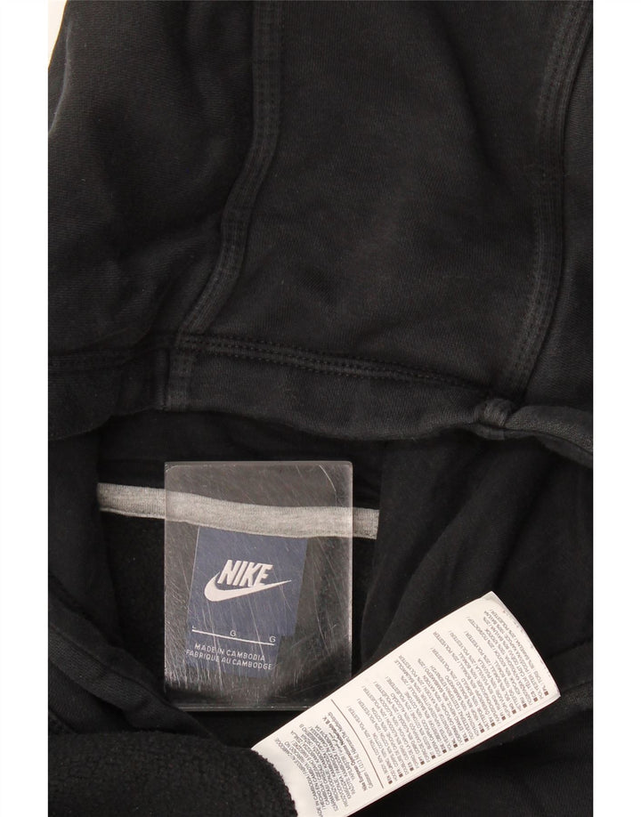 Nike Herren Kapuzenpullover, groß, aus schwarzer Baumwolle