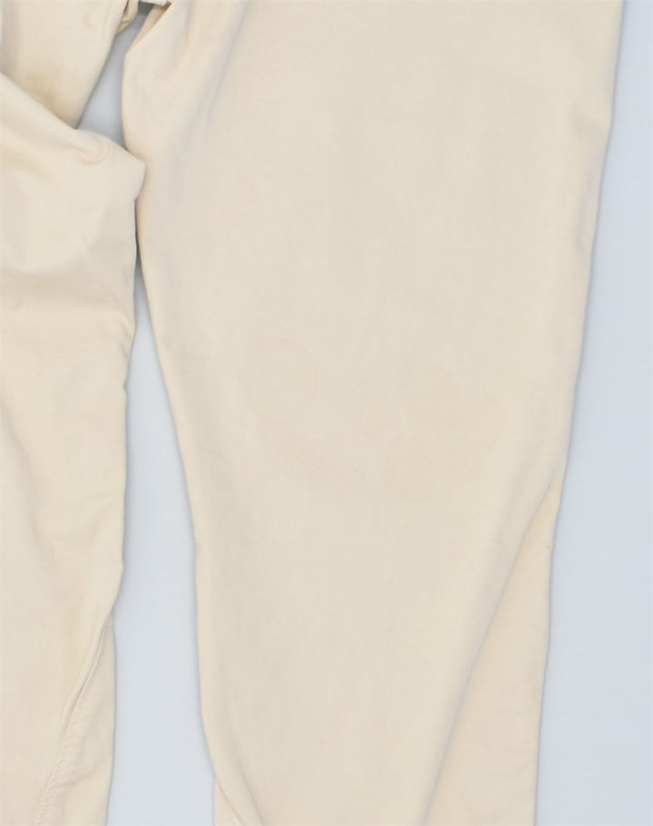 MASSIMO DUTTI Womens Skinny Casual Trousers IT 44 Medium W32 L28 Beige | Vintage Massimo Dutti | Thrift | Second-Hand Massimo Dutti | Used Clothing | Messina Hembry 