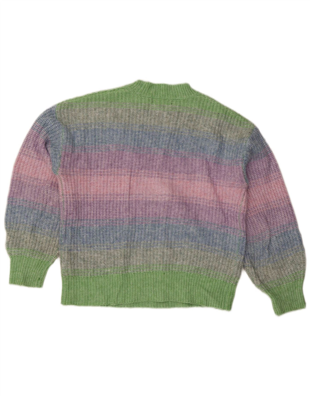 Marks & Spencer Damen-Pullover mit Rundhalsausschnitt, Gr. 14, mittelmehrfarbig