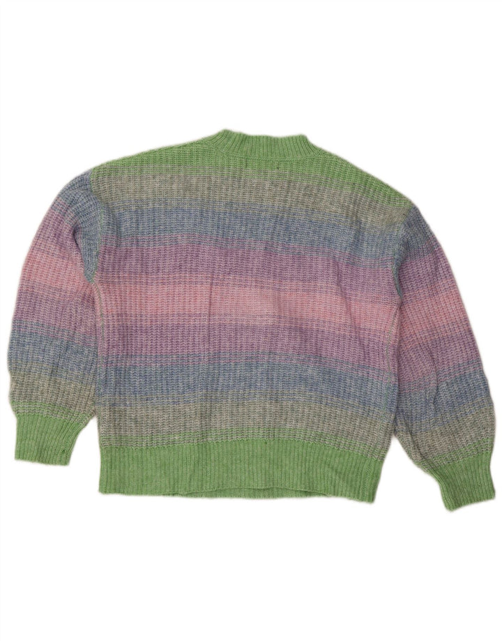Marks & Spencer Damen-Pullover mit Rundhalsausschnitt, Gr. 14, mittelmehrfarbig