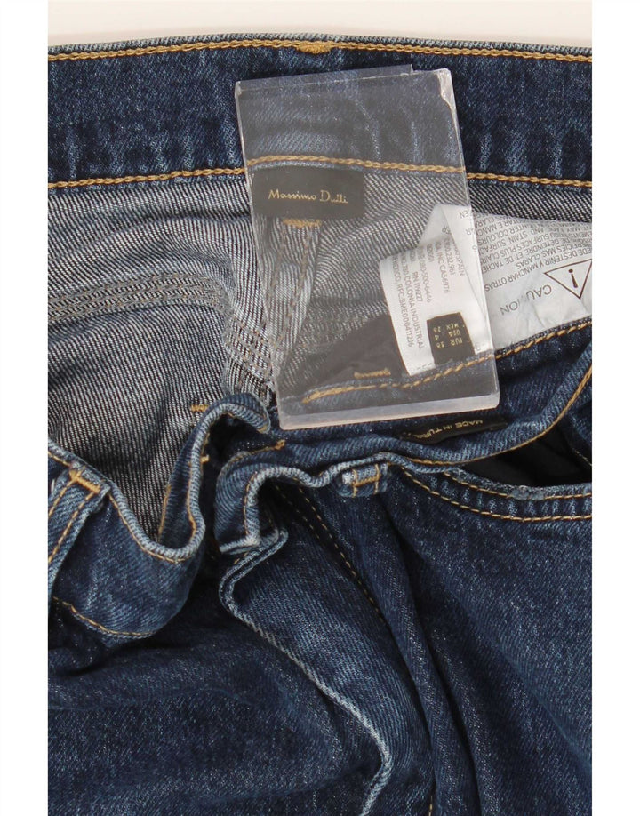 Massimo Dutti Damen Bootcut Jeans EU 36 XS W26 L31 Blaue Baumwolle