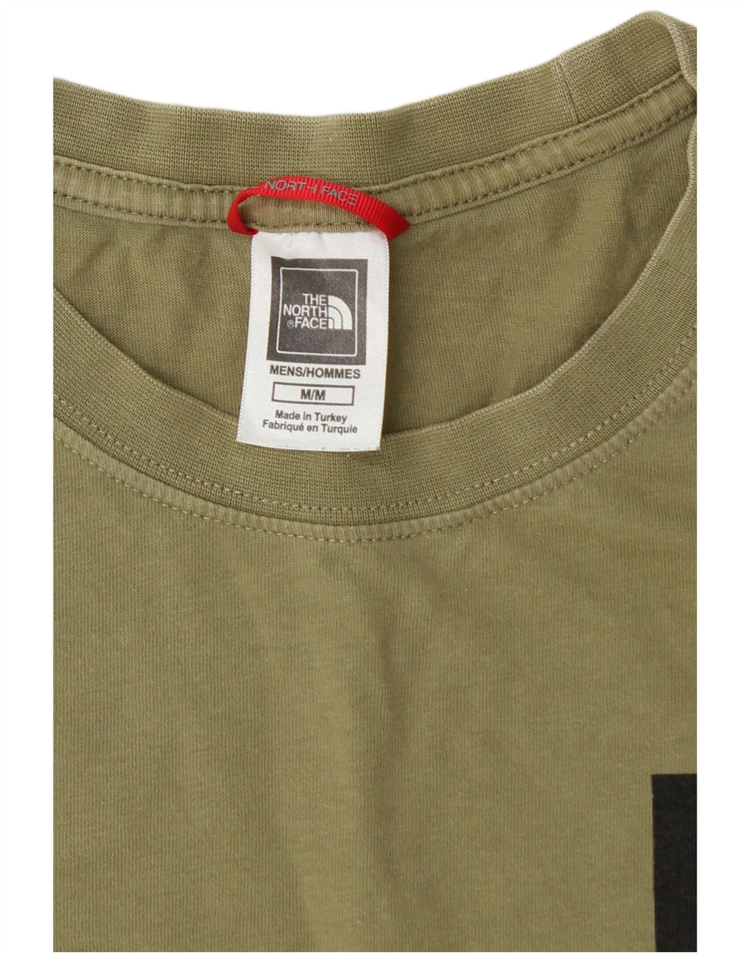 THE NORTH FACE Herren T-Shirt Top Medium Khaki Baumwolle