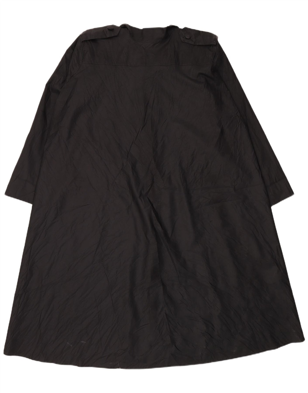 Vintage Herren Trenchcoat UK 14 Medium Schwarz