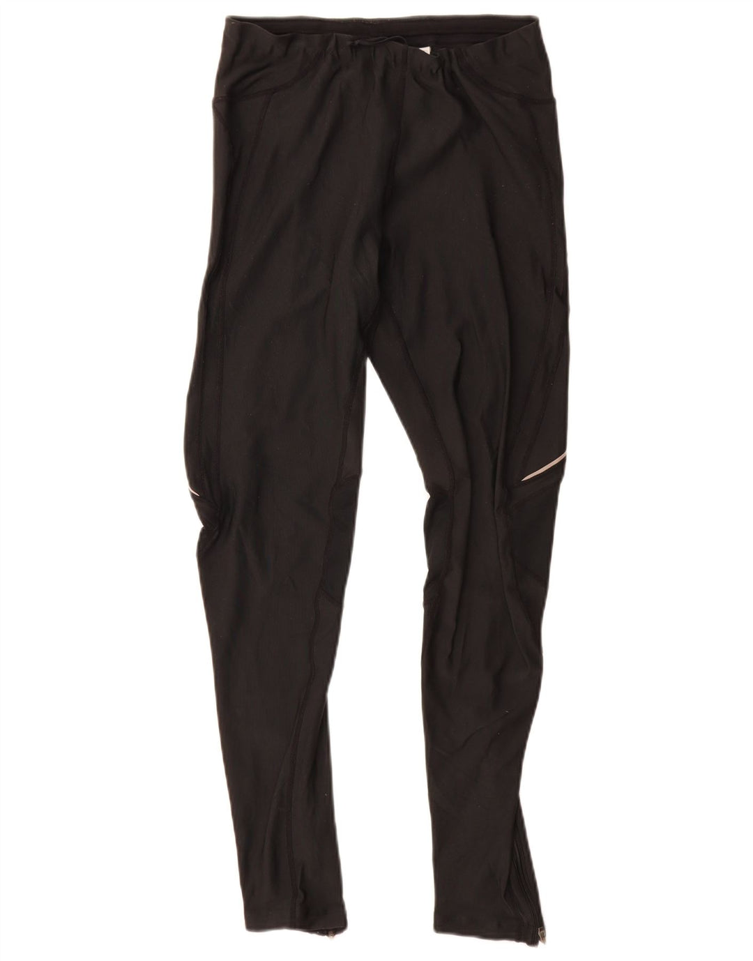 Nike Damen Leggings UK 14/16 Large Schwarz Polyester