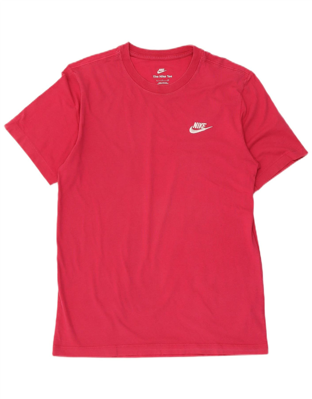 NIKE Herren T-Shirt Top Small Rosa Baumwolle