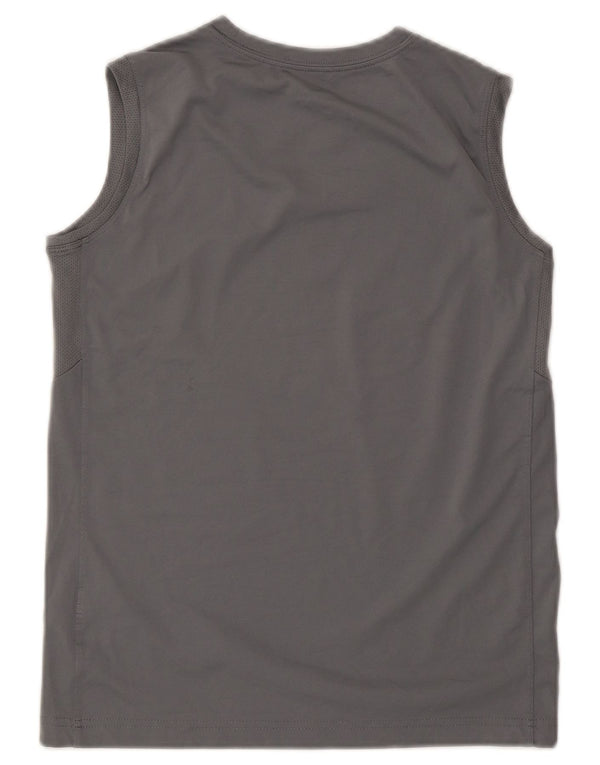 Nike Dri Fit Grafik-Weste für Jungen, 12–13 Jahre, Größe L, Grau, Polyester