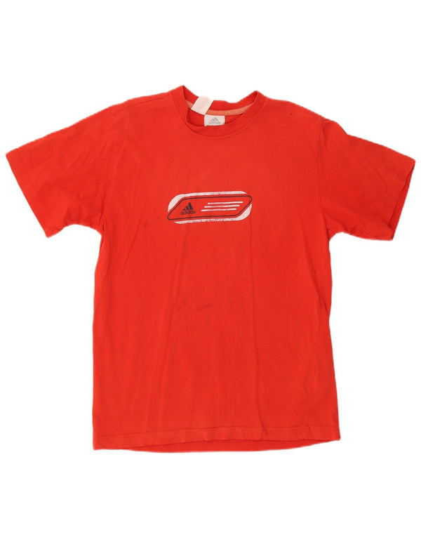 Adidas Jungen Graphic T-Shirt Top 15–16 Jahre, rote Baumwolle