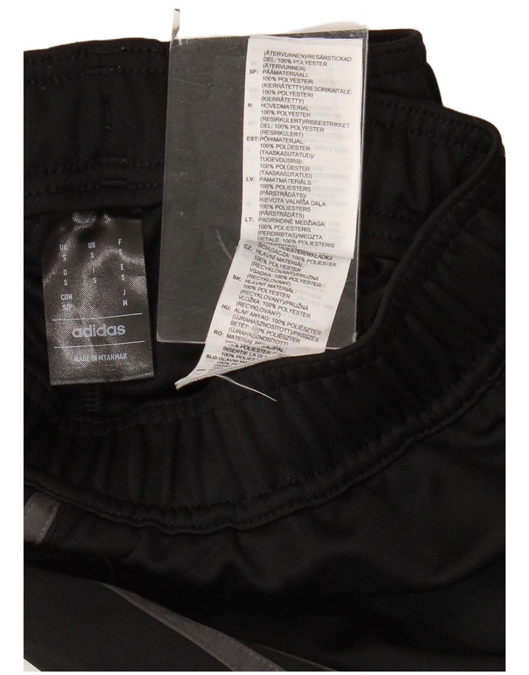 ADIDAS Herren-Trainingshose, Größe S, Schwarz, Polyester