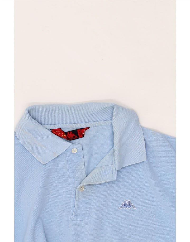KAPPA Mens Polo Shirt Large Blue Cotton Vintage Kappa and Second-Hand Kappa from Messina Hembry 