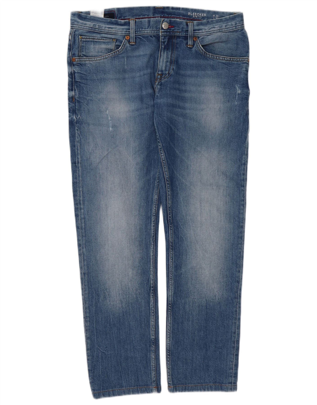 TOMMY HILFIGER Herren Sleenker Slim Jeans W33 L29 Blaue Baumwolle