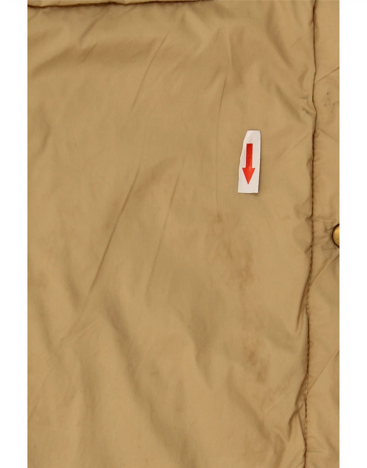 Zara Damen Mantel UK 16 Large Beige Polyester