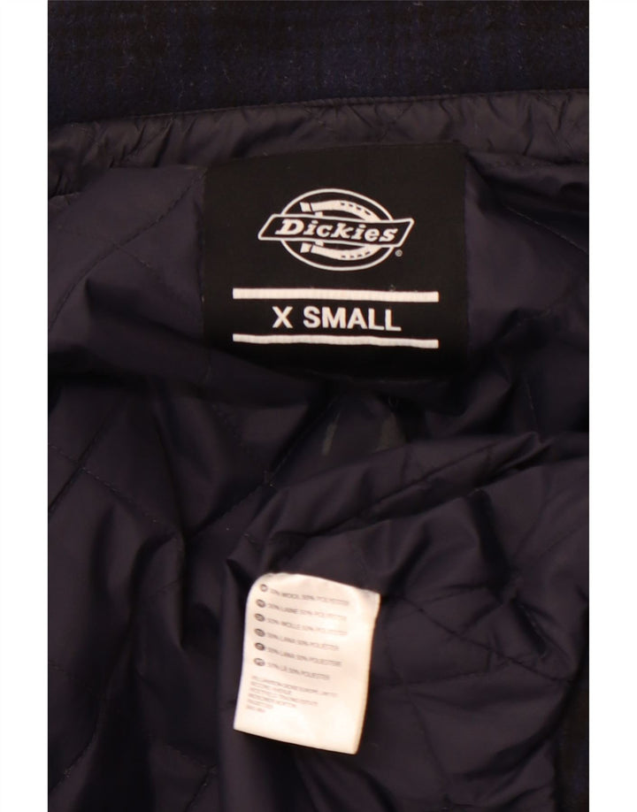 DICKIES Herren Lumberjack Flanellhemd XS Marineblau karierte Wolle