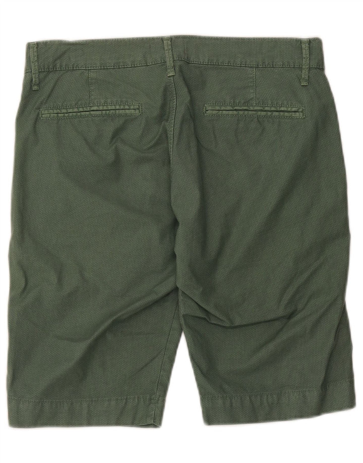 Coveri Herren Chinoshorts IT 48 Medium W32 Grüne Baumwolle
