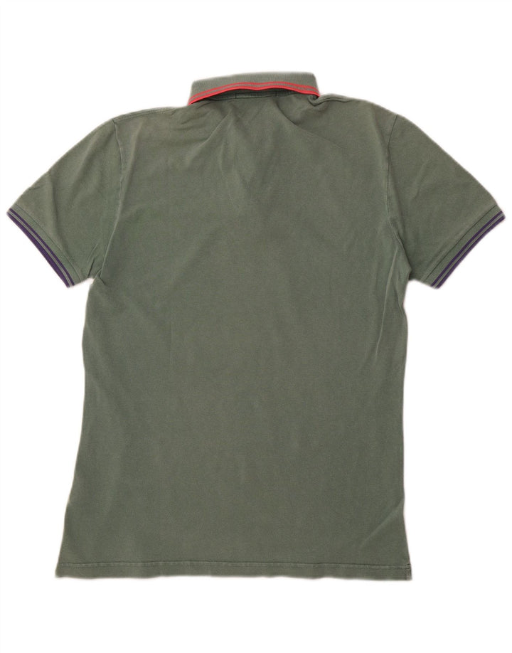 FRED PERRY Herren Slim Fit Poloshirt Kleine grüne Baumwolle