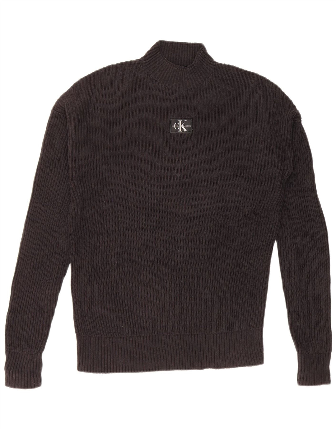 Calvin Klein Jeans Herren Rollkragenpullover, Pullover, Größe L, Schwarz