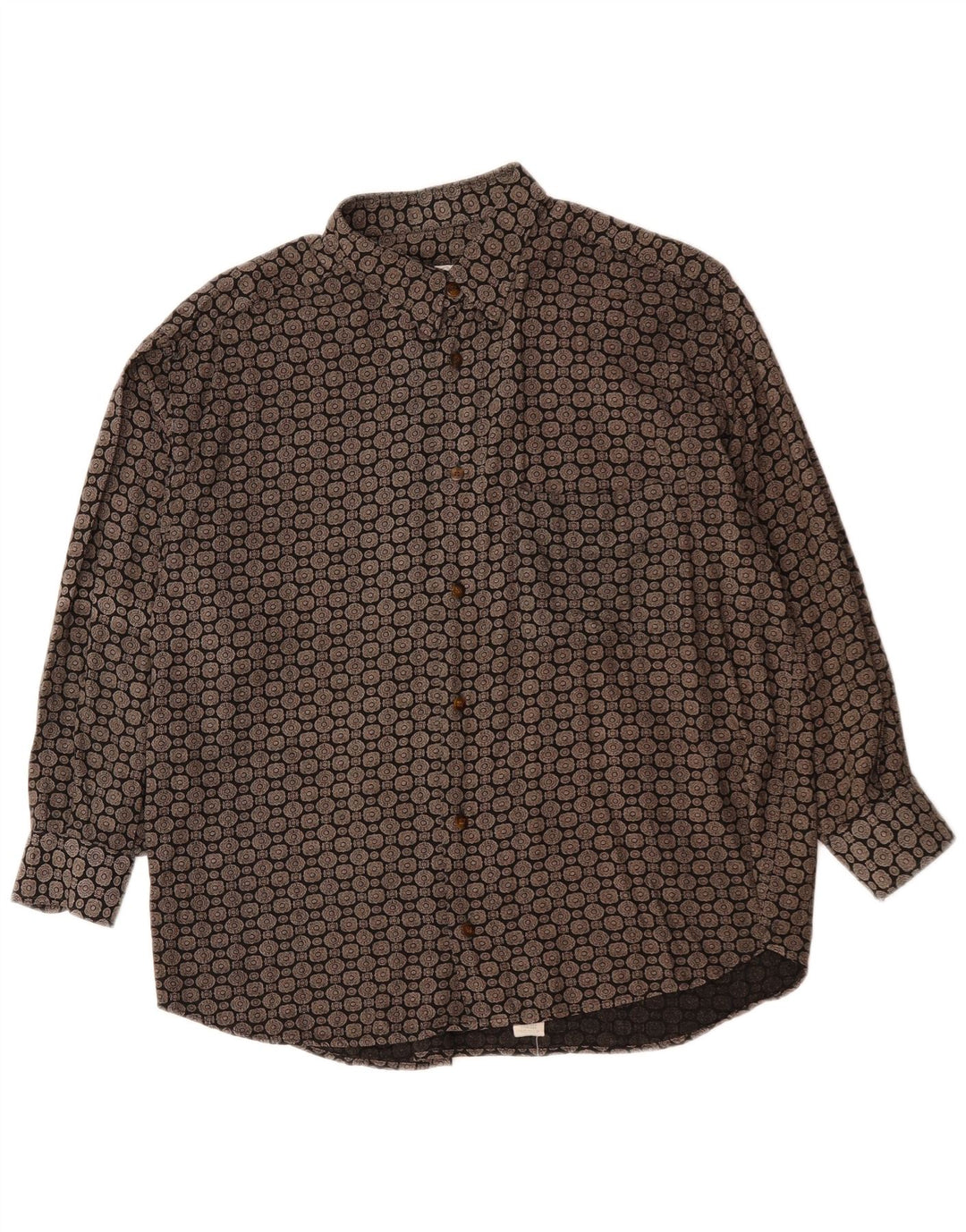 Hausarzt. BELLINI & COMPANY Herrenhemd mittelschwarze geometrische Viskose