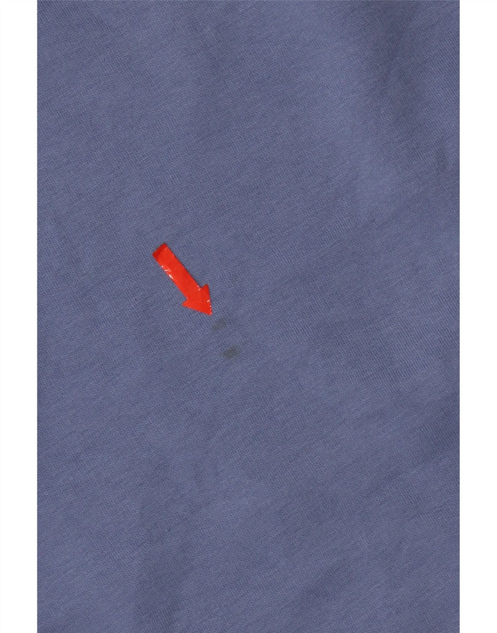 Zara Damen-Sweatshirt-Pullover UK 14 Mittelblaues Polyester