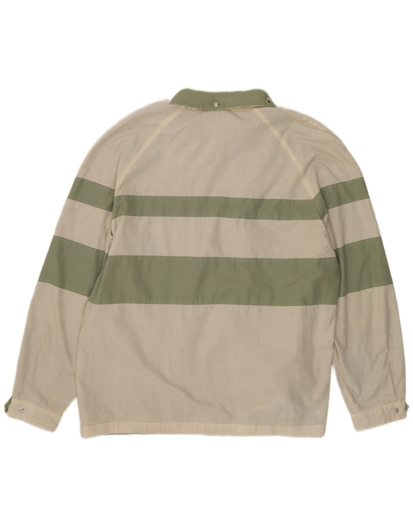 Vintage Herren Kapuzen-Wendejacke IT 52 XL Grüner Farbblock