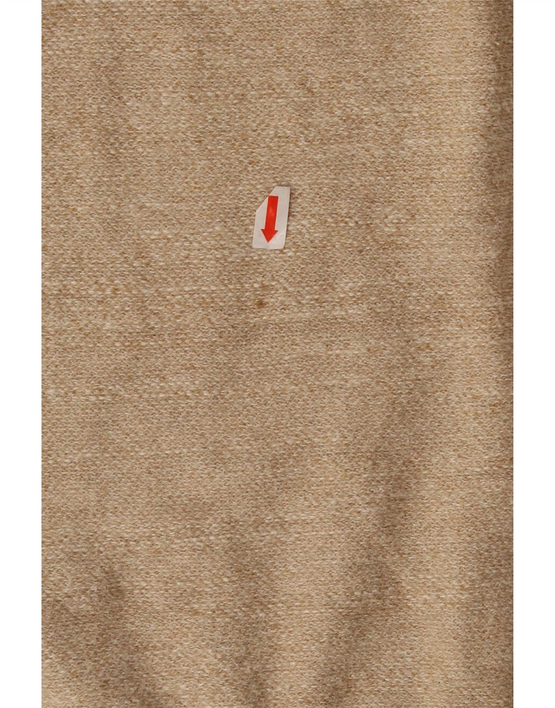 J. Crew Herren-Pullover mit Reißverschluss am Hals, Größe S, beige, Baumwolle