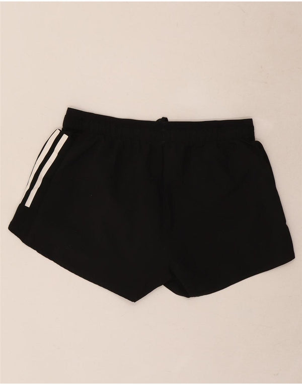 Adidas Damen Aeroready Sport Shorts UK 10 Small Schwarz Polyester