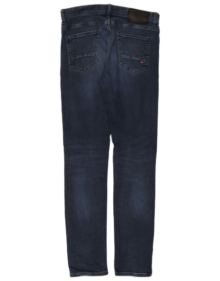 TOMMY HILFIGER Herren Bleecker Slim Jeans W30 L32 Blaue Baumwolle