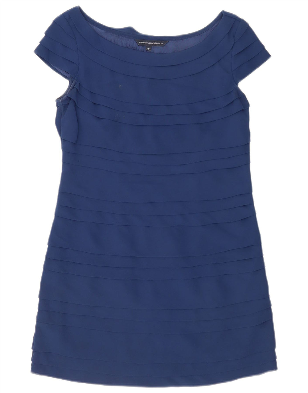 French Connection Damen-Etuikleid, Größe S, Blau, Polyester