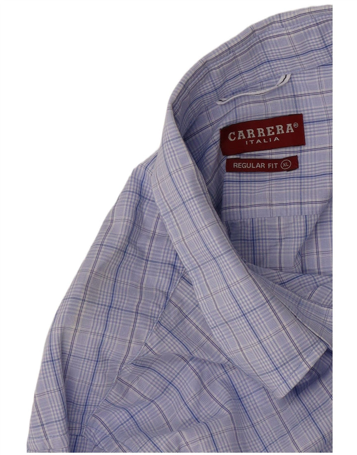 Carrera Herren Regular Fit Hemd XL Blau kariert