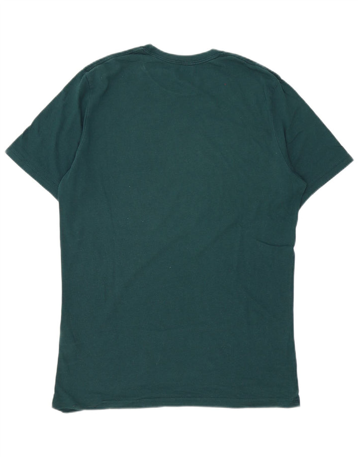 Under Armour Herren Grafik-T-Shirt-Oberteil aus mittelgrüner Baumwolle