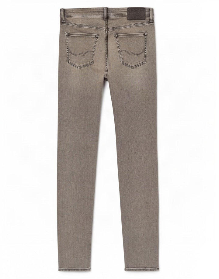 Jack & Jones Herren Liam Slim Jeans W32 L34 Graue Baumwolle