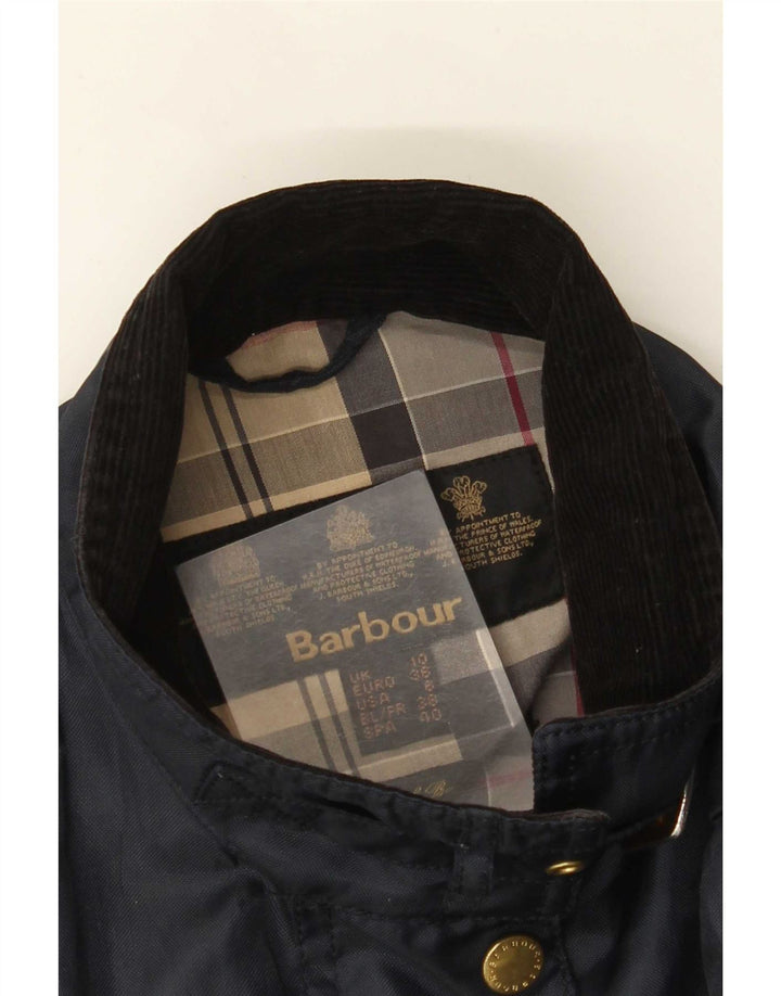 Barbour Damen Utility Jacke UK 10 Small Marineblau Polyester